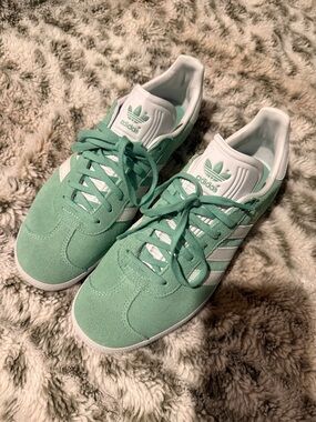 adidas Women's Sneakers in Mint Green and White